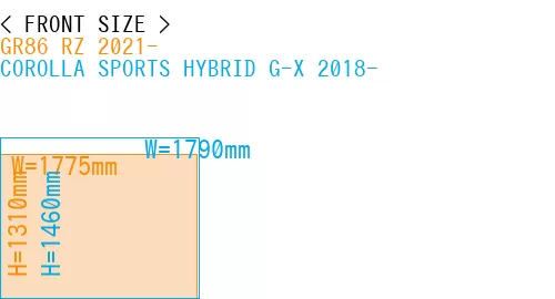 #GR86 RZ 2021- + COROLLA SPORTS HYBRID G-X 2018-